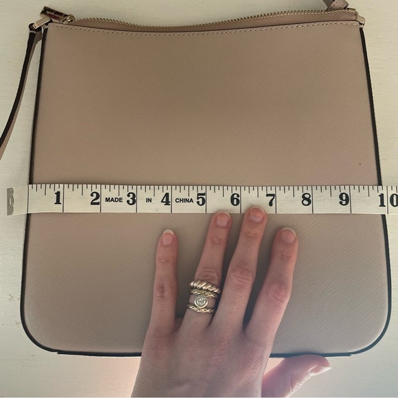 Kate Spade Sadie North Sourh Peony Blossom Saffiano Leather Crossbody Bag NWOT - Picture 9 of 11